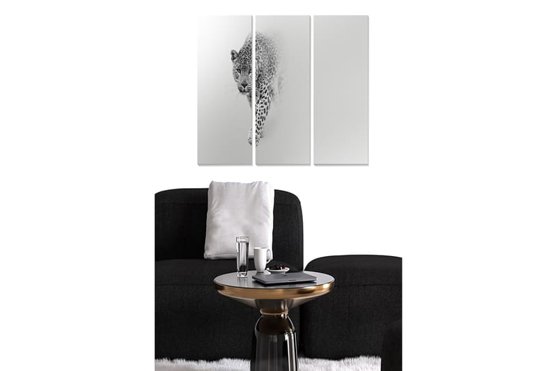Dekorativ MDF-målning 3-Delar 20x50 cm - Flerfärgad - Inredning - Tavlor & konst - Canvastavlor