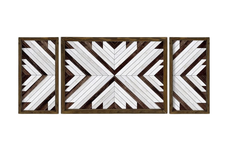 Dekorativ MDF-målning 3 Delar - Flerfärgad - Inredning - Tavlor & konst - Canvastavlor