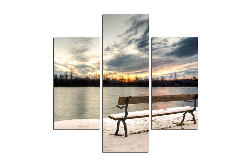 Dekorativ MDF-målning 3 Delar - Flerfärgad - Inredning - Tavlor & konst - Canvastavlor