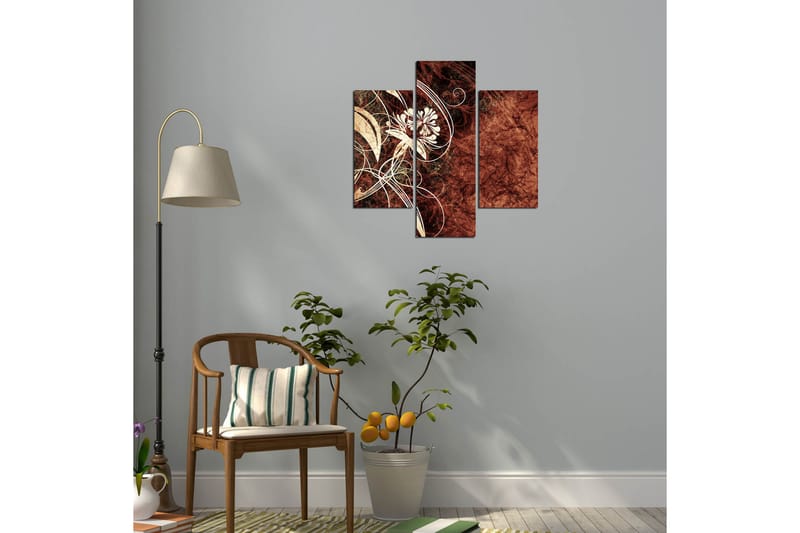 Dekorativ MDF-målning 3 Delar - Flerfärgad - Inredning - Tavlor & konst - Canvastavlor