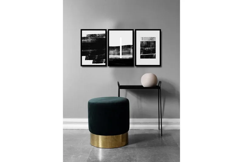 Dekorativ MDF-målning 3 Delar - Flerfärgad - Inredning - Tavlor & konst - Canvastavlor