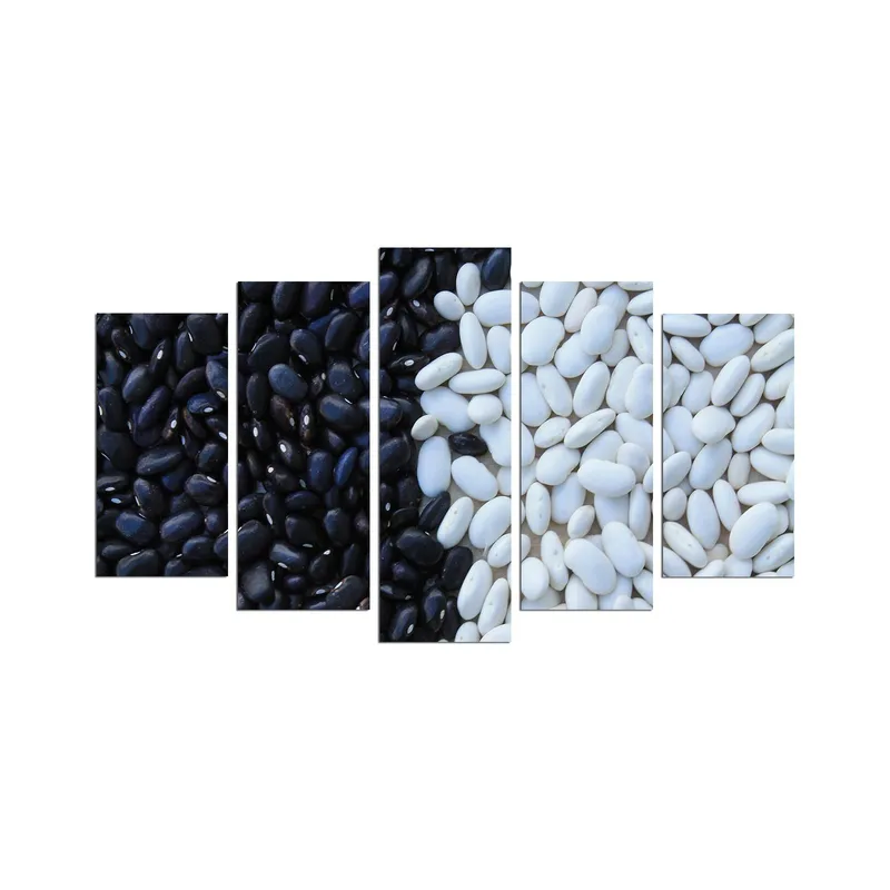 Dekorativ MDF-målning 5-Delar 20x60 cm, Flerfärgad