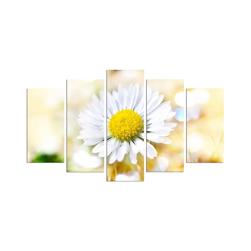 Dekorativ MDF-målning 5-Delar 20x60 cm, Flerfärgad