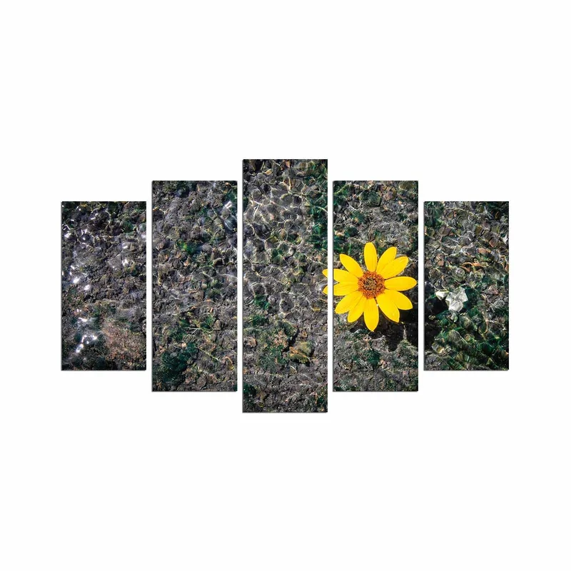 Dekorativ MDF-målning 5-Delar 20x60 cm, Flerfärgad