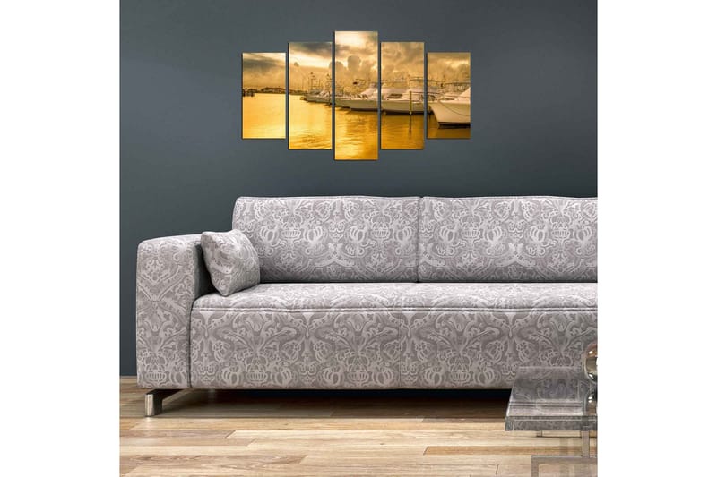 Dekorativ MDF-målning 5 Delar - Flerfärgad - Inredning - Tavlor & konst - Canvastavlor