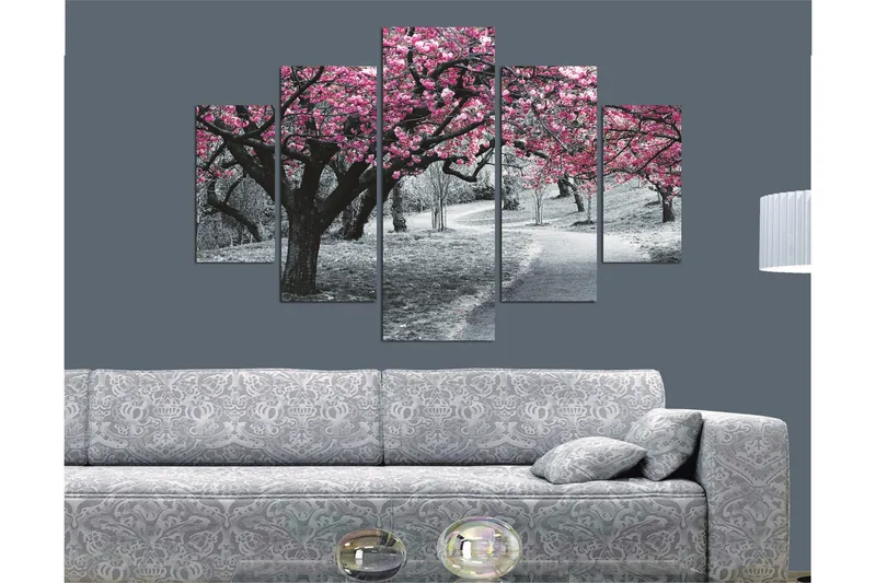 Dekorativ MDF-målning 5 Delar - Flerfärgad - Inredning - Tavlor & konst - Canvastavlor