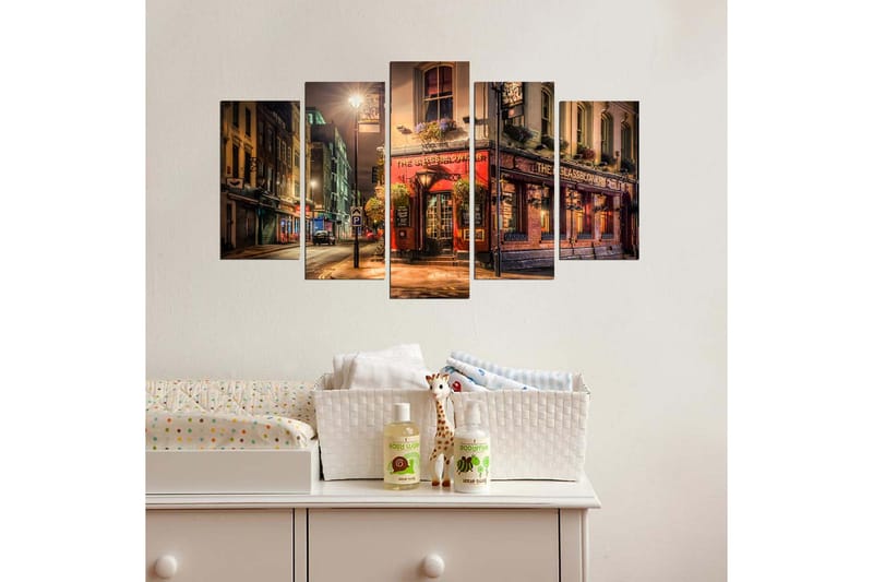 Dekorativ MDF-målning 5 Delar - Flerfärgad - Inredning - Tavlor & konst - Canvastavlor