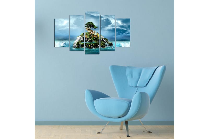 Dekorativ MDF-målning 5 Delar - Flerfärgad - Inredning - Tavlor & konst - Canvastavlor