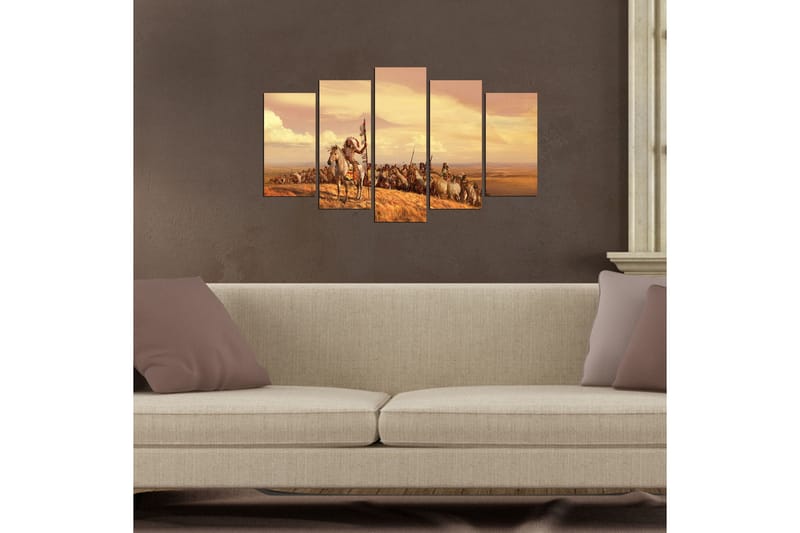 Dekorativ MDF-målning 5 Delar - Flerfärgad - Inredning - Tavlor & konst - Canvastavlor