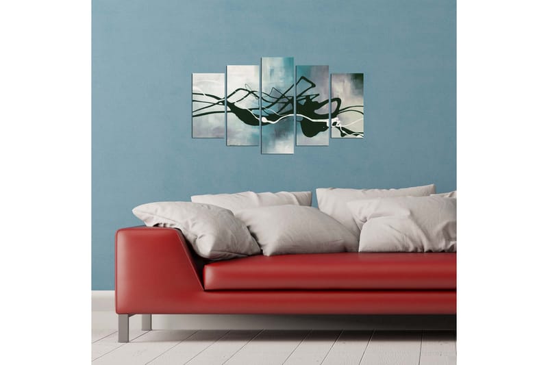 Dekorativ MDF-målning 5 Delar - Flerfärgad - Inredning - Tavlor & konst - Canvastavlor