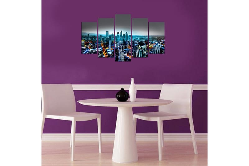 Dekorativ MDF-målning 5 Delar - Flerfärgad - Inredning - Tavlor & konst - Canvastavlor