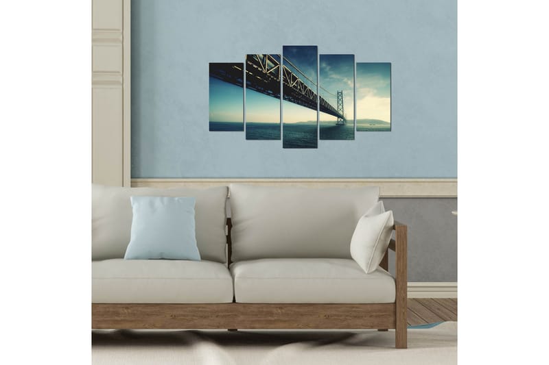 Dekorativ MDF-målning 5 Delar - Flerfärgad - Inredning - Tavlor & konst - Canvastavlor