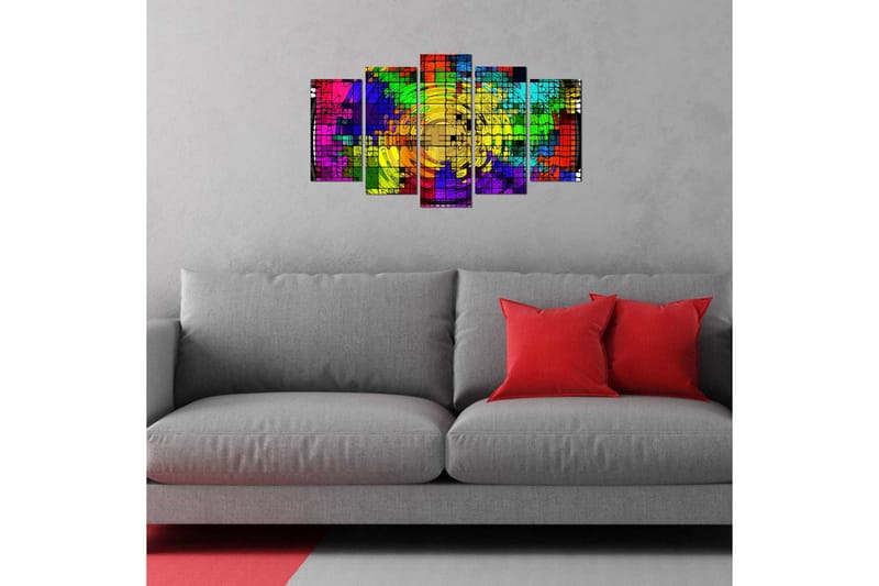 Dekorativ MDF-målning 5 Delar - Flerfärgad - Inredning - Tavlor & konst - Canvastavlor