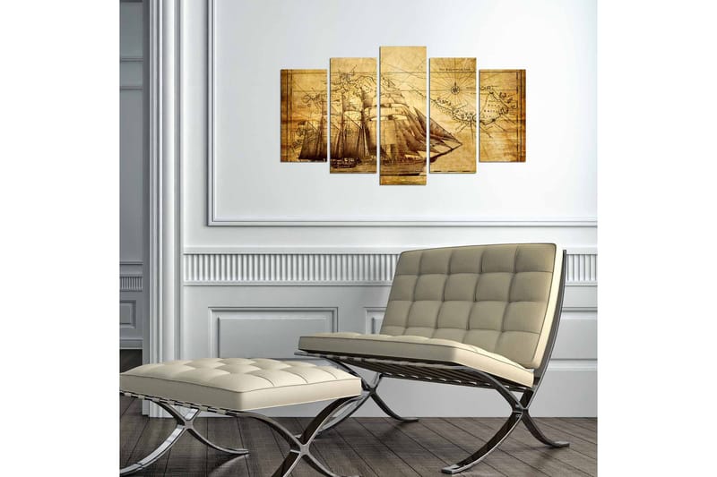 Dekorativ MDF-målning 5 Delar - Flerfärgad - Inredning - Tavlor & konst - Canvastavlor