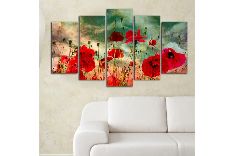 Dekorativ MDF-målning 5 Delar - Flerfärgad - Inredning - Tavlor & konst - Canvastavlor