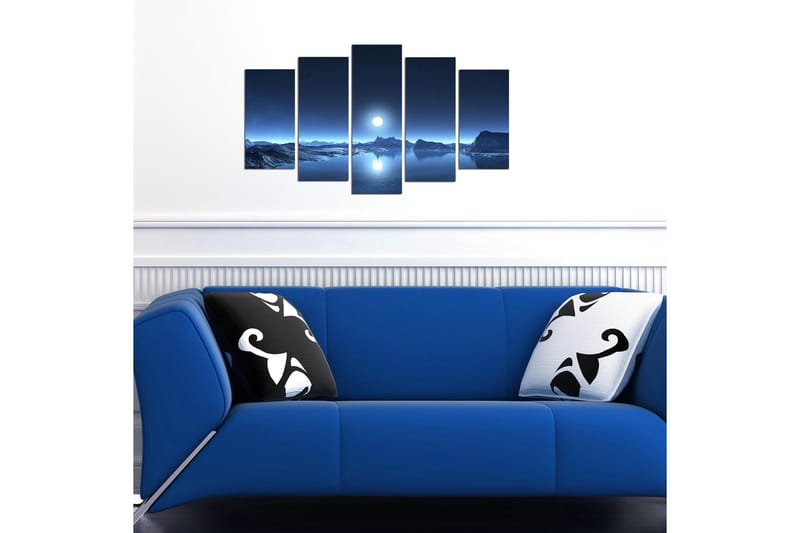 Dekorativ MDF-målning 5 Delar - Flerfärgad - Inredning - Tavlor & konst - Canvastavlor