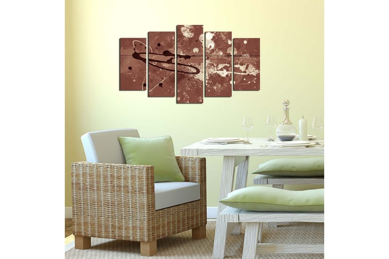 Dekorativ MDF-målning 5 Delar - Flerfärgad - Inredning - Tavlor & konst - Canvastavlor