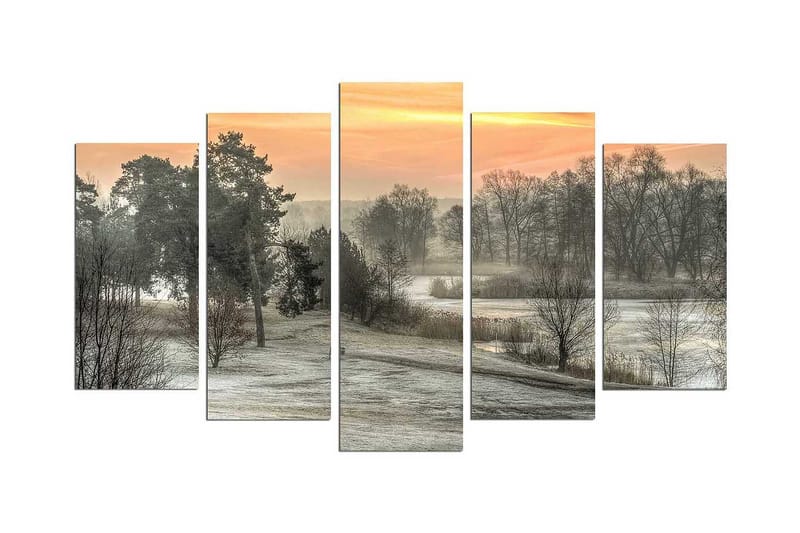 Dekorativ MDF-målning 5 Delar - Flerfärgad - Inredning - Tavlor & konst - Canvastavlor