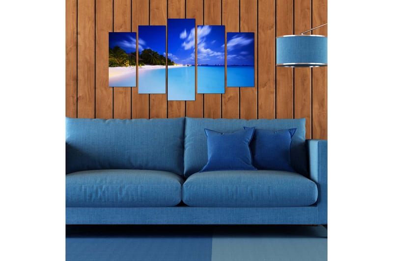 Dekorativ MDF-målning 5 Delar - Flerfärgad - Inredning - Tavlor & konst - Canvastavlor