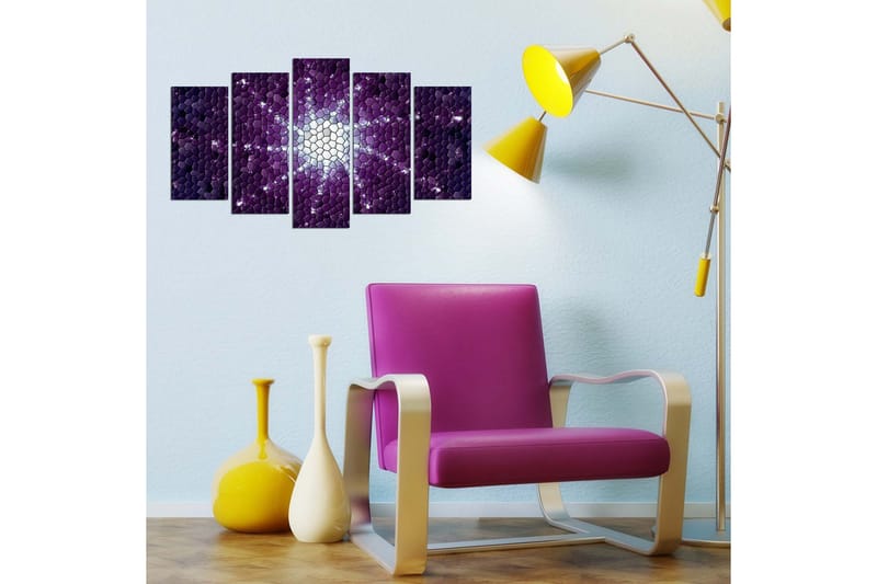Dekorativ MDF-målning 5 Delar - Flerfärgad - Inredning - Tavlor & konst - Canvastavlor