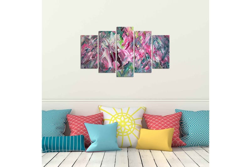 Dekorativ MDF-målning 5 Delar - Flerfärgad - Inredning - Tavlor & konst - Canvastavlor