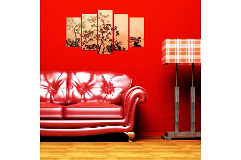 Dekorativ MDF-målning 5 Delar - Flerfärgad - Inredning - Tavlor & konst - Canvastavlor