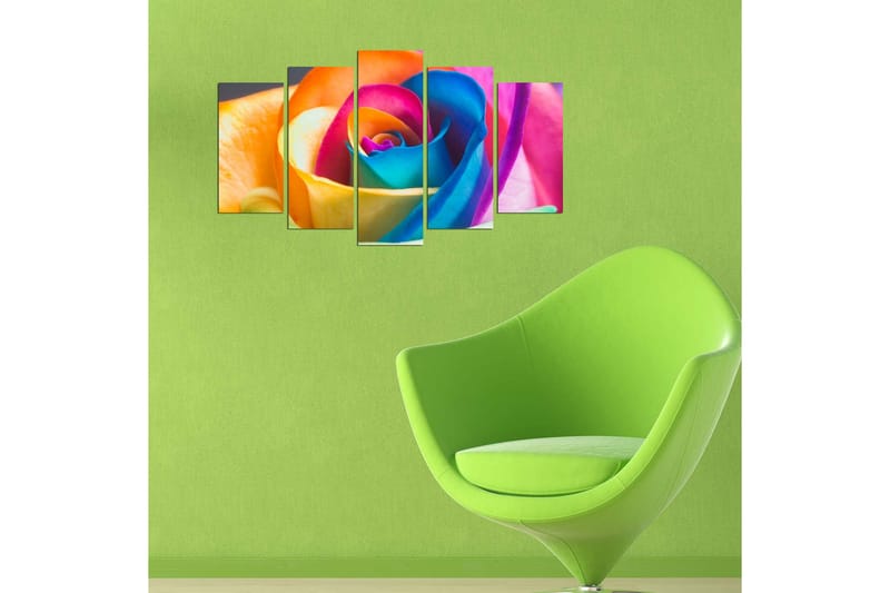 Dekorativ MDF-målning 5 Delar - Flerfärgad - Inredning - Tavlor & konst - Canvastavlor