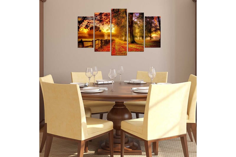 Dekorativ MDF-målning 5 Delar - Flerfärgad - Inredning - Tavlor & konst - Canvastavlor