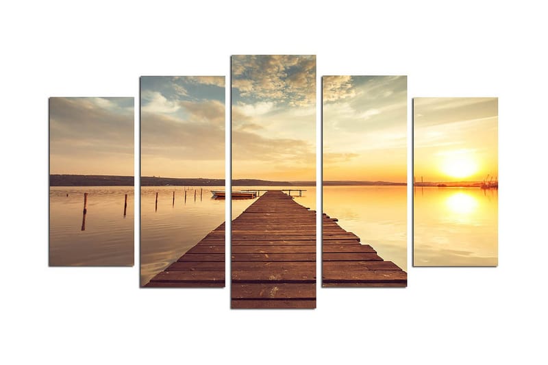 Dekorativ MDF-målning 5 Delar - Flerfärgad - Inredning - Tavlor & konst - Canvastavlor