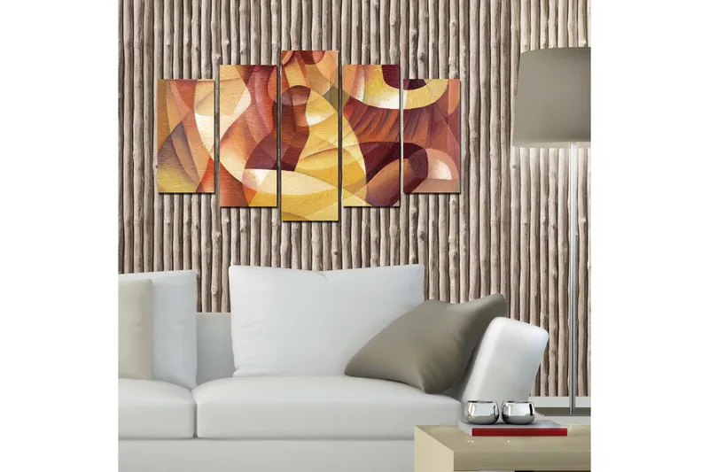 Dekorativ MDF-målning 5 Delar - Flerfärgad - Inredning - Tavlor & konst - Canvastavlor