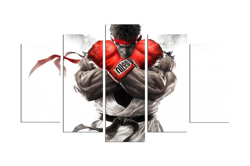 Dekorativ MDF-målning 5 Delar - Flerfärgad - Inredning - Tavlor & konst - Canvastavlor