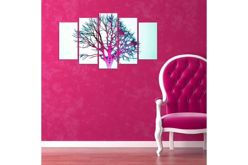 Dekorativ MDF-målning 5 Delar - Flerfärgad - Inredning - Tavlor & konst - Canvastavlor