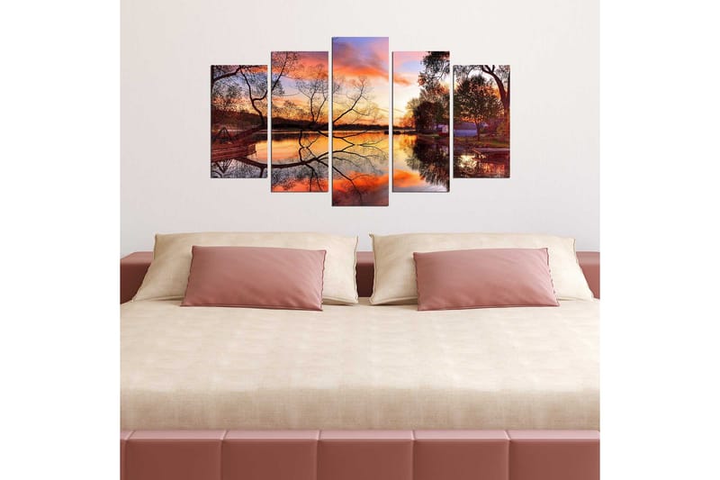 Dekorativ MDF-målning 5 Delar - Flerfärgad - Inredning - Tavlor & konst - Canvastavlor