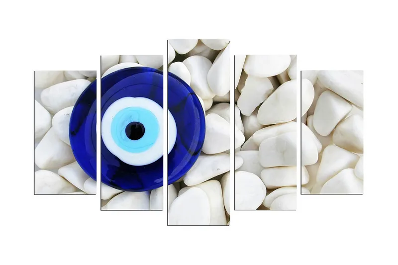 Dekorativ MDF-målning 5 Delar, Flerfärgad