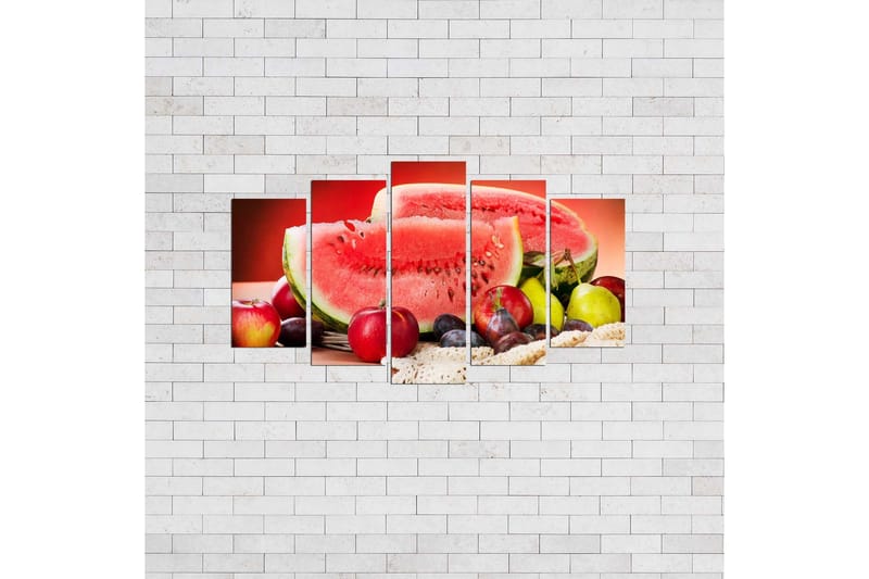 Dekorativ MDF-målning 5 Delar - Flerfärgad - Inredning - Tavlor & konst - Canvastavlor