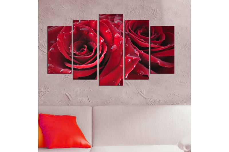 Dekorativ MDF-målning 5 Delar - Flerfärgad - Inredning - Tavlor & konst - Canvastavlor