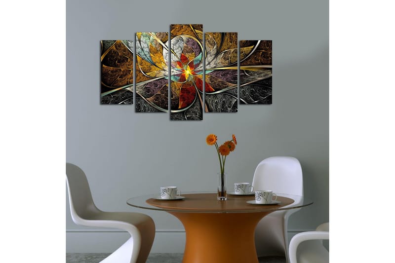 Dekorativ MDF-målning 5 Delar - Flerfärgad - Inredning - Tavlor & konst - Canvastavlor
