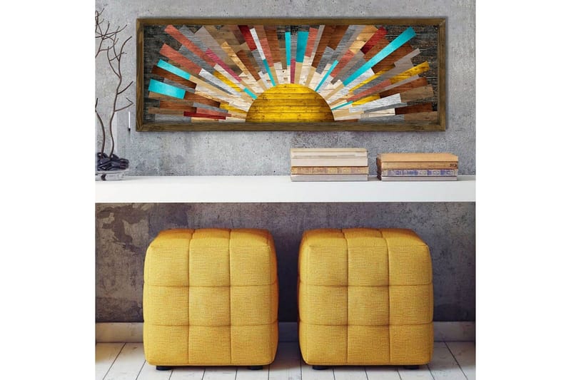 Dekorativ MDF-målning - Flerfärgad - Inredning - Tavlor & konst - Canvastavlor