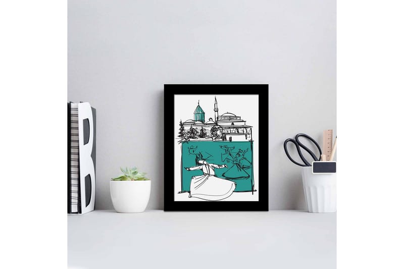 Dekorativ MDF-målning - Flerfärgad - Inredning - Tavlor & konst - Canvastavlor