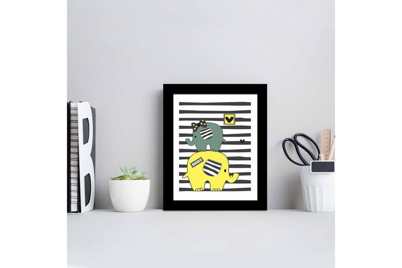 Dekorativ MDF-målning - Flerfärgad - Inredning - Tavlor & konst - Canvastavlor