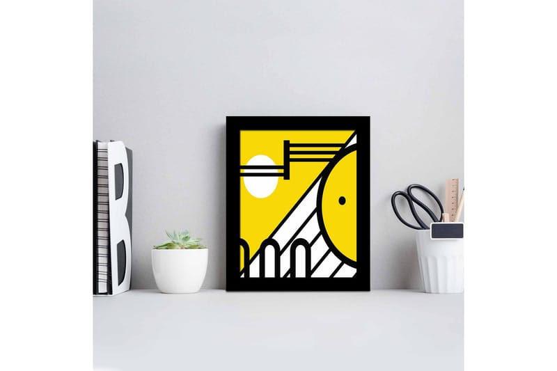 Dekorativ MDF-målning - Flerfärgad - Inredning - Tavlor & konst - Canvastavlor