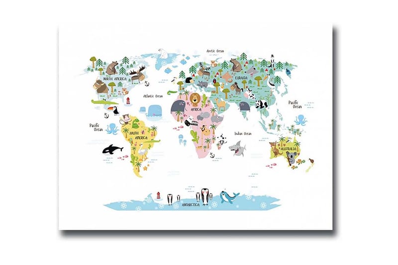 Dekorativ MDF-målning, Flerfärgad