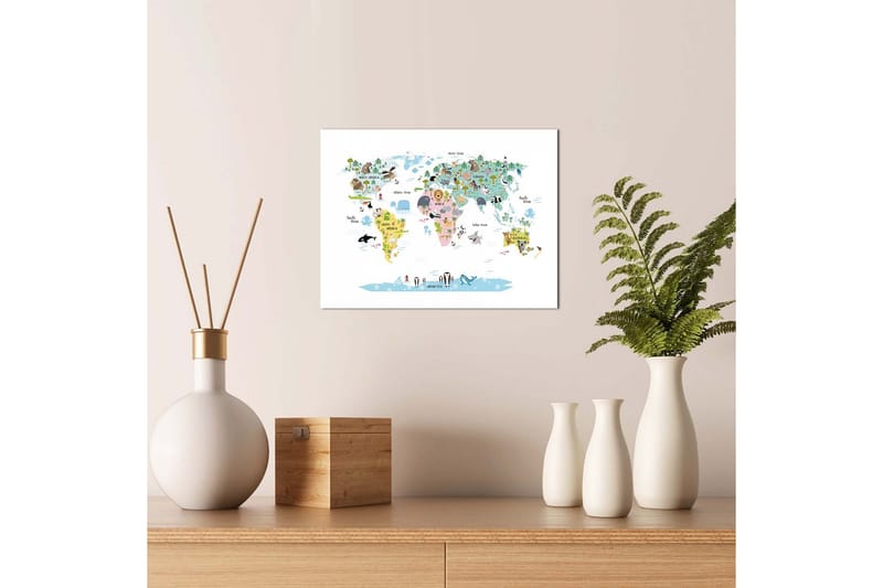 Dekorativ MDF-målning - Flerfärgad - Inredning - Tavlor & konst - Canvastavlor