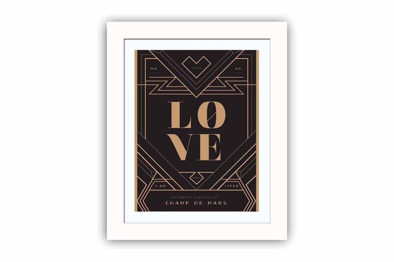 Dekorativ MDF-målning, Flerfärgad