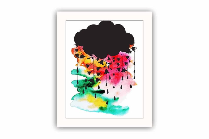 Dekorativ MDF-målning, Flerfärgad