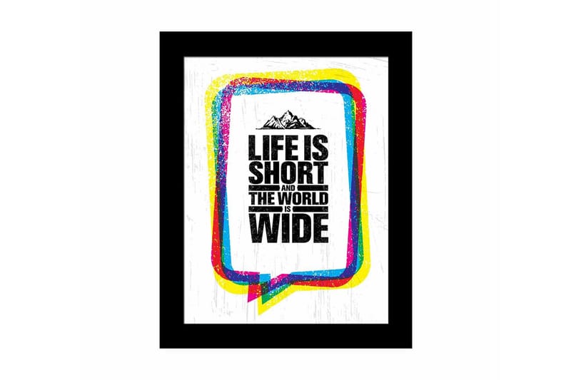 Dekorativ MDF-målning, Flerfärgad