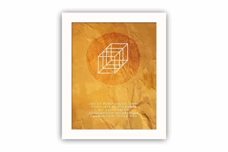 Dekorativ MDF-målning, Flerfärgad