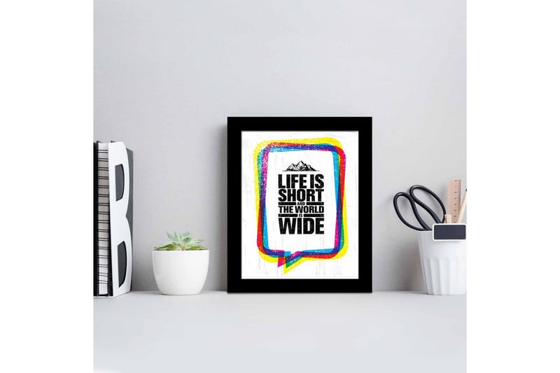 Dekorativ MDF-målning - Flerfärgad - Inredning - Tavlor & konst - Canvastavlor