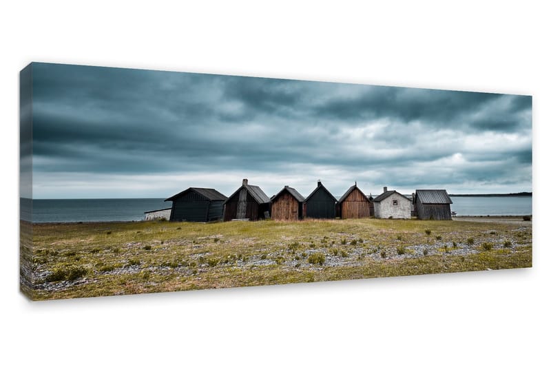 Gotland Canvastavla 60x150 cm - Flerfärgad - Inredning - Tavlor & konst - Canvastavlor