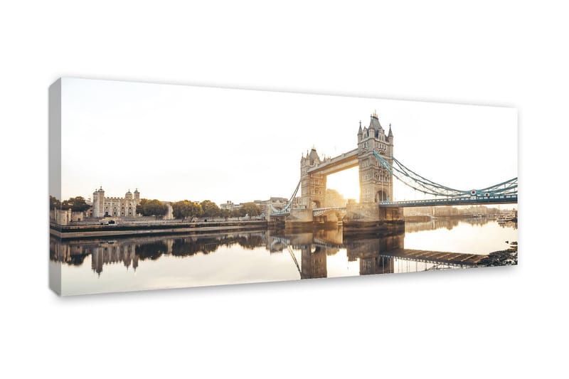 London Tower Bridge Tavla 60x150 cm - Multifärgad - Canvastavlor